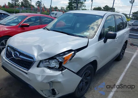 2014 Subaru Forester 2.5I z USA, uszkodzony, nr VIN JF2SJAAC1EH459911